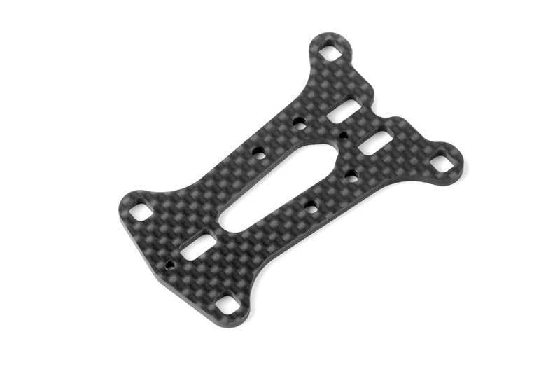XRAY 371065 - X1\'19 Graphite Arm Mount Plate - Wide Track-width - 2.5mm