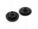 XRAY 304911 - X4 Composite Gear Differential Case With 38T Pulley & Cover