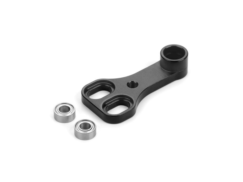 XRAY 302528 X4F Adjustable Aluminium Servo Saver ARM - Black - Swiss 7075 T6