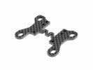 XRAY 301553 X4F Carbon Rear Upper Clamp - Reinforced