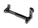 XRAY 306223 X4F Aluminium Servo Mount - Black - ONE-PIECE - Short Holder