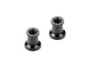 XRAY 346314 X8 Aluminium Mount 7.5MM - Black - Swiss 7075 T6 (2)