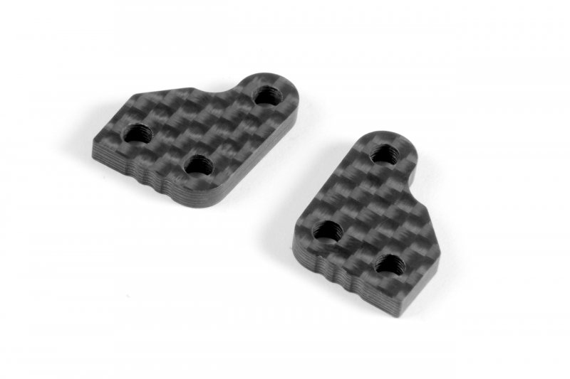 XRAY 322293 - Graphite Extension For Steering Block (2) - 3 Slots