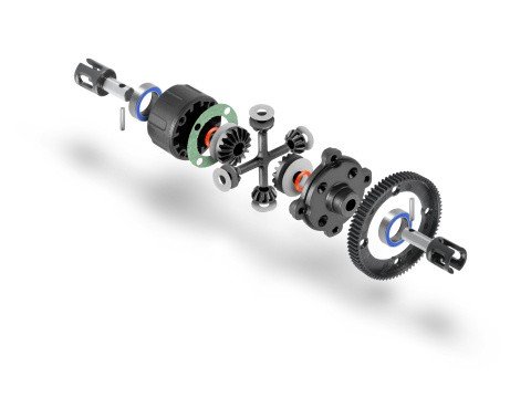 XRAY 364904-L - Gear Center Differential - Lightweight - Set