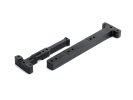 XRAY 361287-G - Composite Chassis Brace Front & Rear - Narrow - Graphite