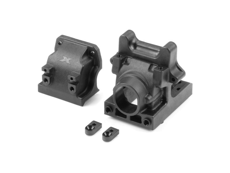 XRAY 352009 - XB8 SEMI-SPLIT Differential Bulkhead Block SET FRONT/REAR