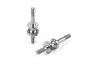 Xray Titanium M3/M3 Upper Shock Mount Stand OFF With HEX (2)