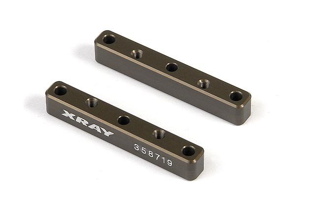 XRAY 358719 Aluminum Stands For Engine Mount - Picco, Mega, Orion, LRP, OS - Hard Coated