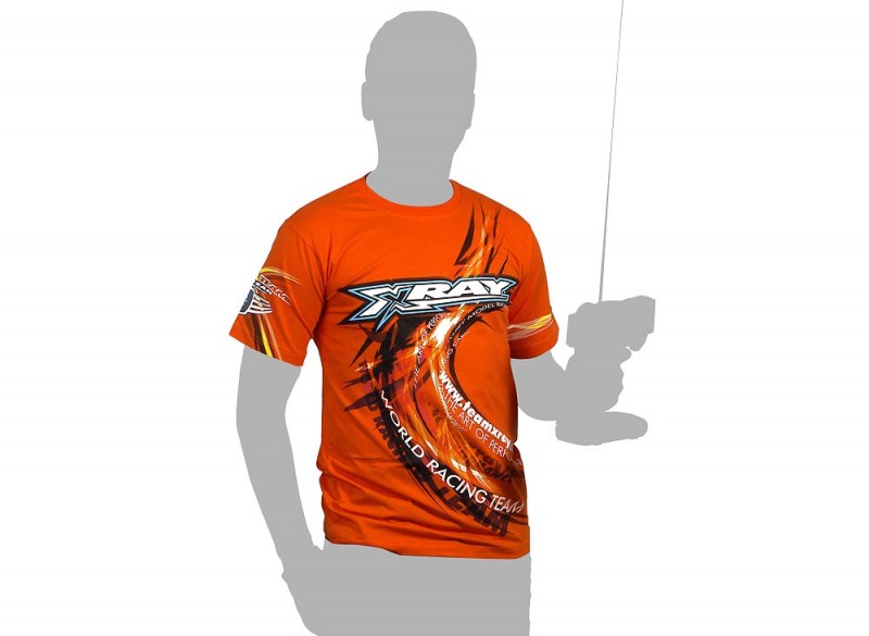 XRAY 395017L Team T-Shirt - Orange (L)