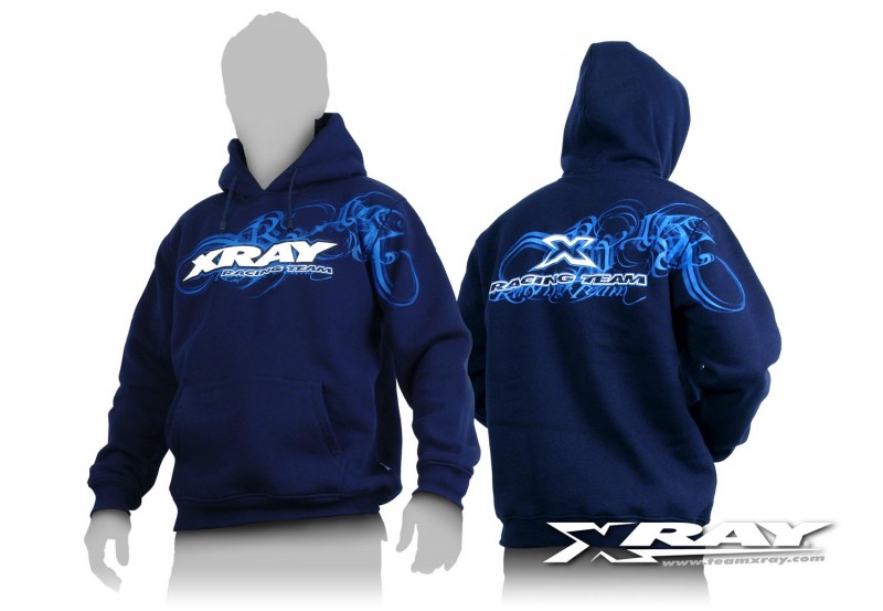 XRAY 395500XL Sweater Hooded - Blue (XL)