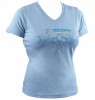 XRAY 395031XL Team Lady T-Shirt - Light Blue (XL)