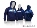 XRAY 395600XL Sweater Hooded with Zipper - Blue (XL)