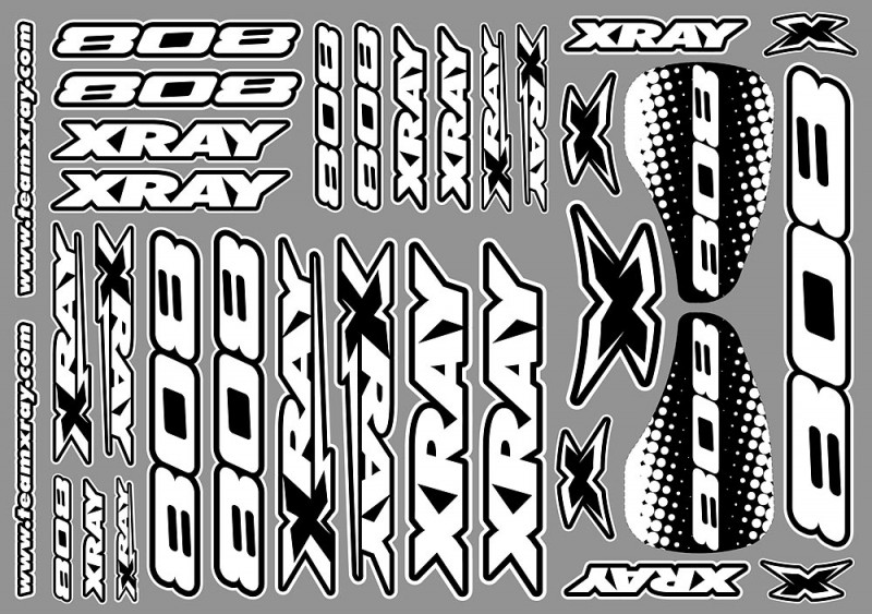 XRAY #397355 XB808 Sticker For Body - White