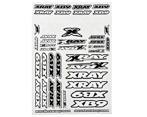 XRAY 397358 - XRay XB9 Sticker For Body - White