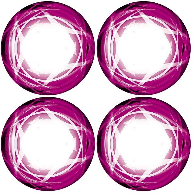 XRAY 397354 Truggy Wheel Stickers - Die-Cut - Pink