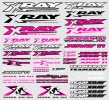 XRAY 397314 Sticker For Body - Neon Red