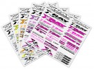 XRAY 397320 Stickers For Body - 5 Different Colors