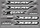 XRAY #397345 XB8 Sticker For Body - White - Die-cut