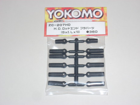 Yokomo ZC-207HD - HD Rod End Plastic Parts