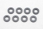 Yokomo ZC-A3615B - Aluminum Shim 3x6x1.5mm Black 8pcs