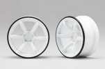 Yokomo RP-6313W6 - RP High Traction Drift Wheel Offset 6 mm White