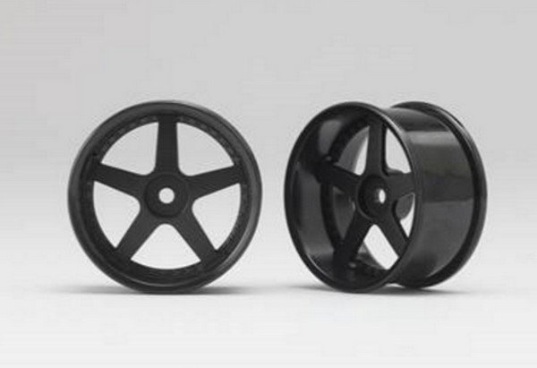 Yokomo RP-6113B6 - RP Drift Wheel 5 spoke 6mm Black