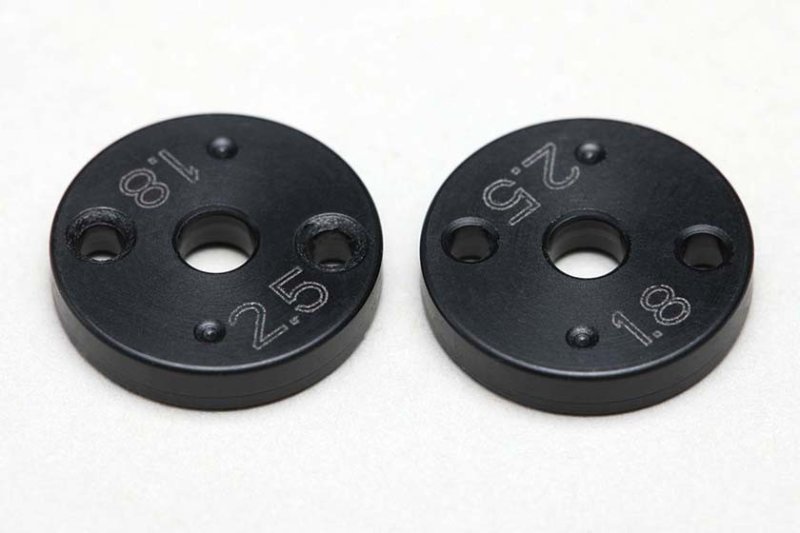 Yokomo S4-S182-25 SO/MO 2.5mm thick pistons for 13mm shocks ?1.8mm x 2hole (2pcs)