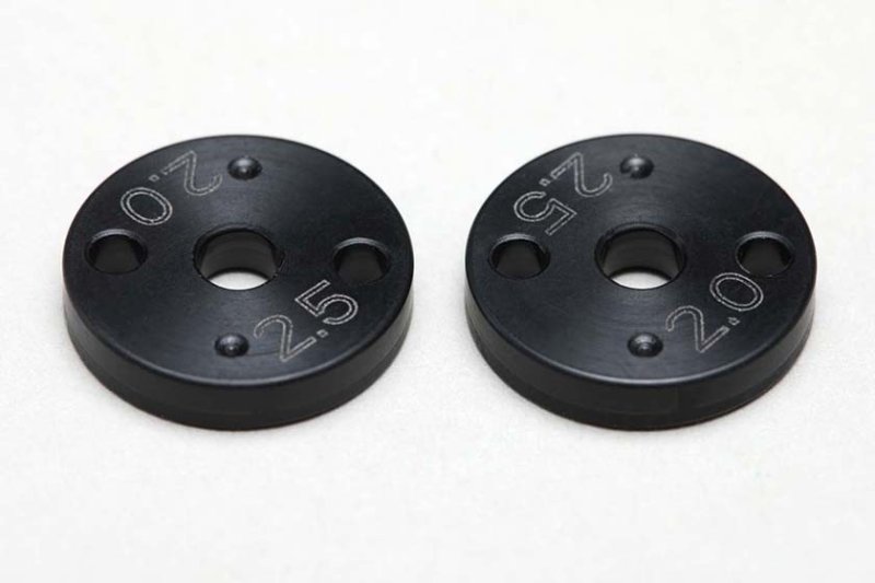 Yokomo S4-S202-25 SO/MO 2.5mm thick pistons for 13mm shocks ?2.0mm x 2hole (2pcs)