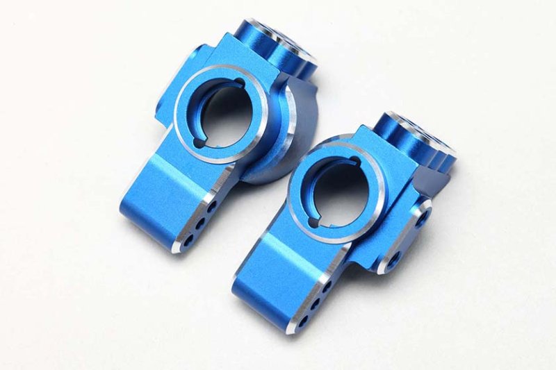 Yokomo RD-415ARBL Aluminum Rear Hub Carrier for RD2.0/SD3.0 Blue