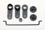 Yokomo YZ-202B Servo Saver/Wing Mount (Black) for Works\\\'91 TeamSpec