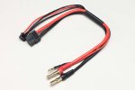Yokomo RP-122-4 Charge/Balance cable 20cm (XT60/Bullet plug)