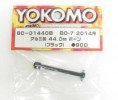 Yokomo BD01440B - BD7 Aluminum 44.0mm Bone (Black)