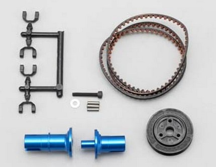 Yokomo IB-FCD15 - Full counter solid axle set (Rear1.5/Blue)