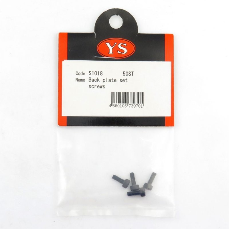YS ENGINE BACK PLATE SCREWS 50ST #S1018