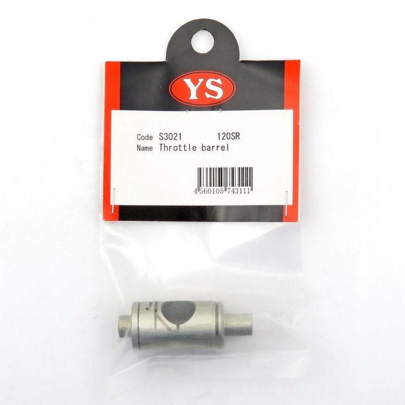 YS ENGINE THROTTLE BARREL 120SR #S3021